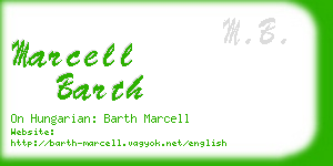 marcell barth business card